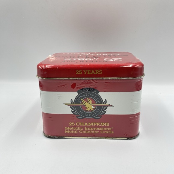NASCAR Winston Cup 25 Champions Metallic Impressions Metal Collector Cards‎ NIB - Picture 4 of 7